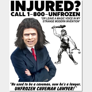 UNFROZEN CAVEMAN LAWYER Posters and Art